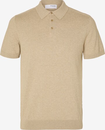 SELECTED HOMME Trui 'BERG' in Beige: voorkant