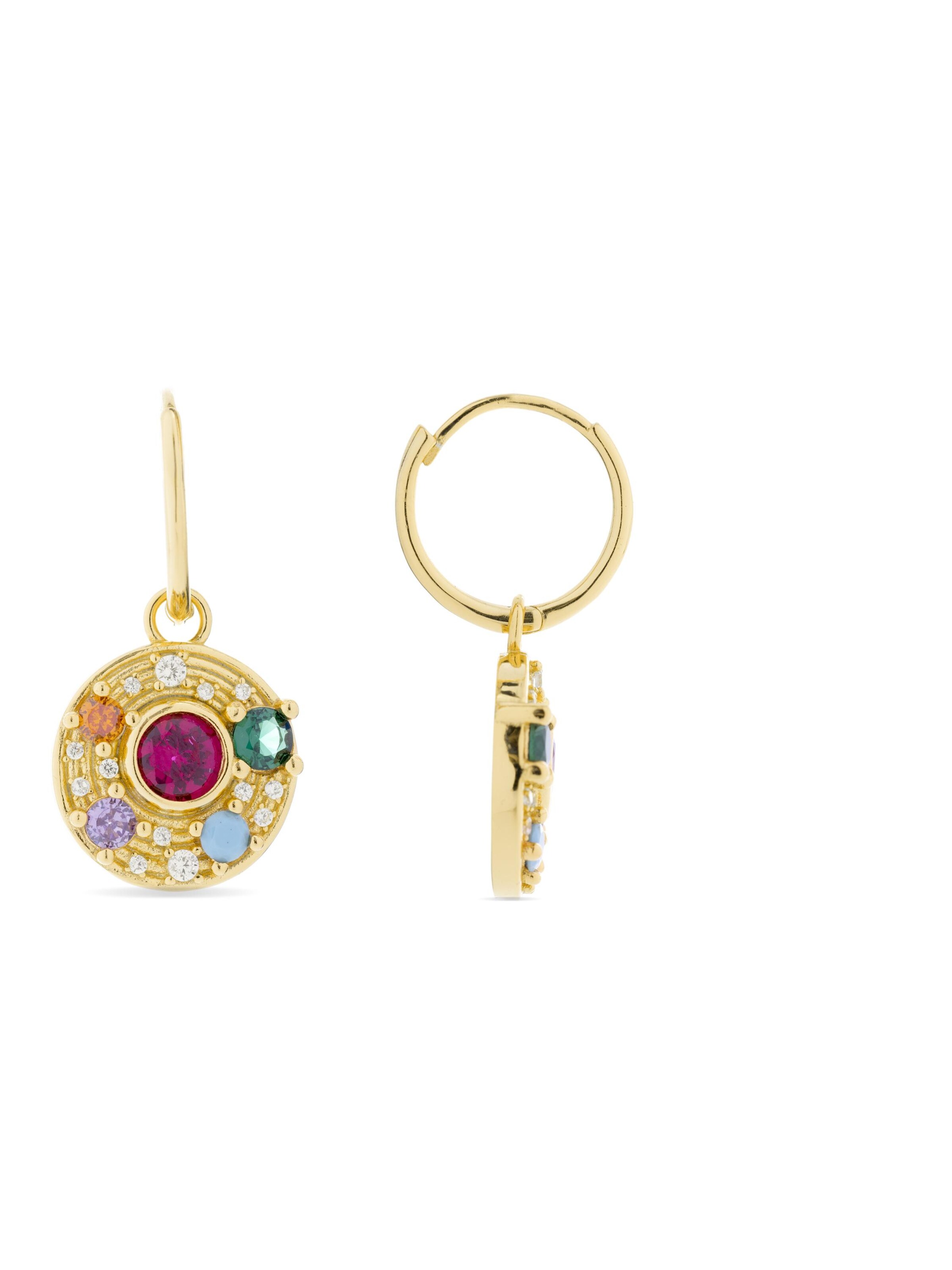 Orecchini 'HATOL' di Luxenter in colori misti: frontale