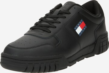 Sneaker low 'Essential' de la Tommy Jeans pe negru: față