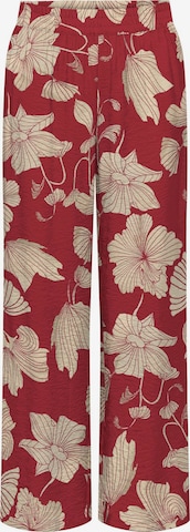 Wide Leg Pantalon 'JDYTroya' JDY en rouge : devant