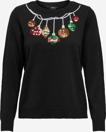 Pullover 'XMAS' di ONLY in nero