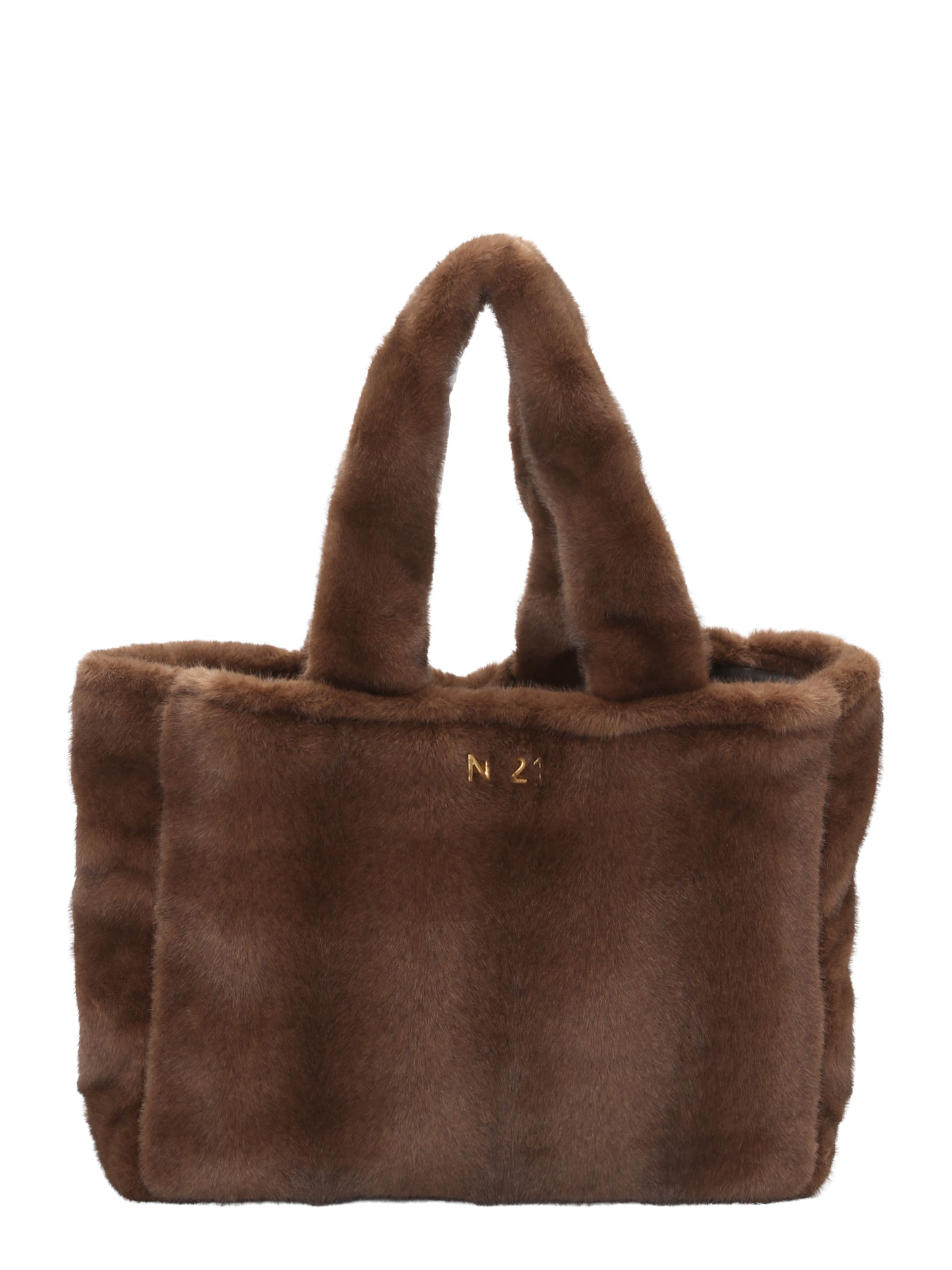 N°21 Shopper in Braun: Vorderseite