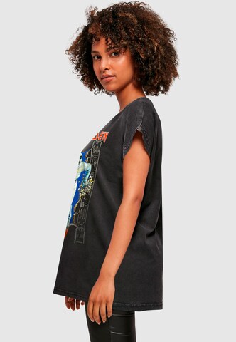 Merchcode Shirt 'Powerslave - Mummy Wall Break' in Schwarz