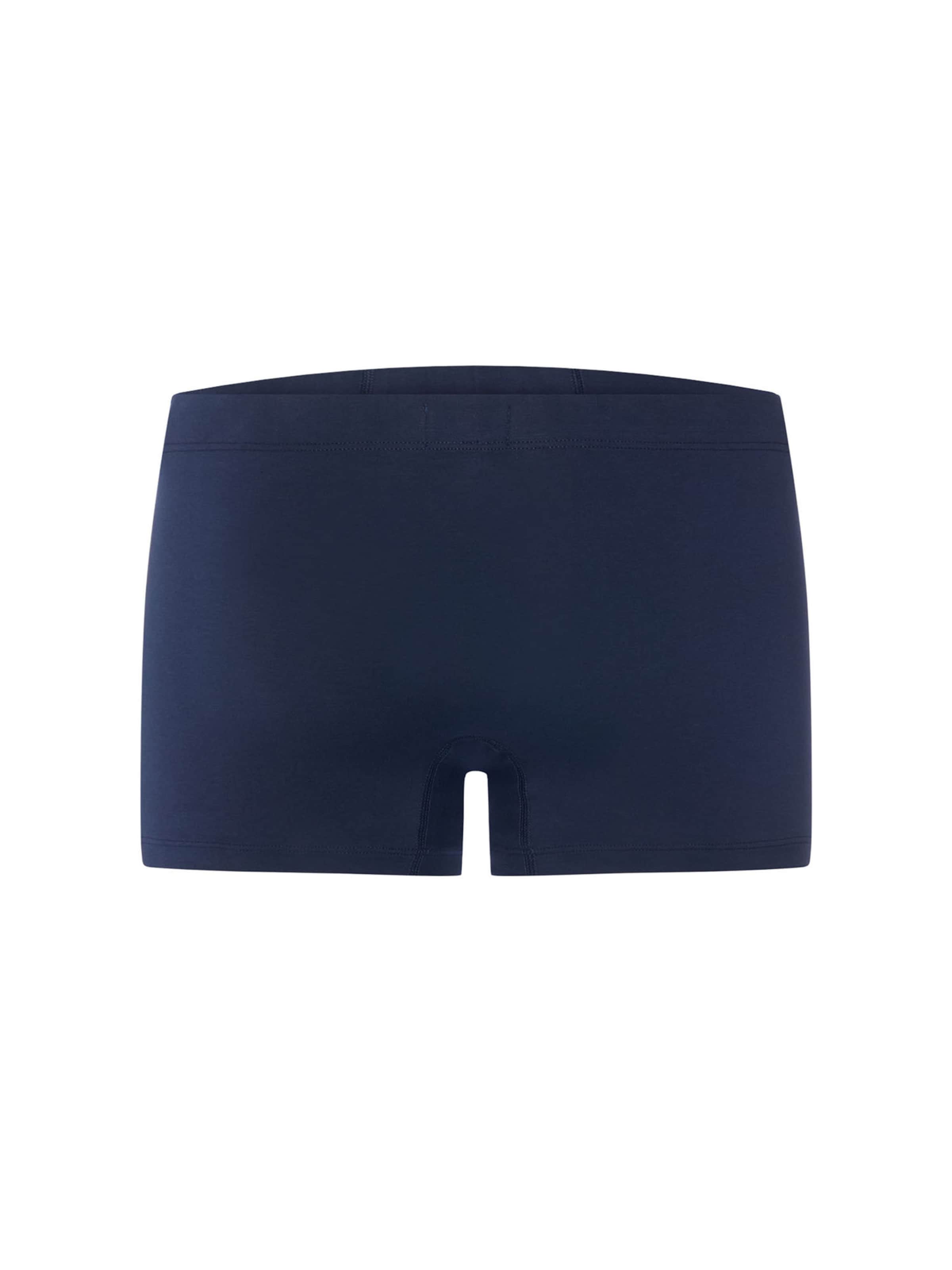 Hanro Boxershorts ' Cotton Essentials ' in Blauw