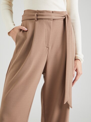 VILA - Pierna ancha Pantalón de pinzas 'VIHilda' en marrón