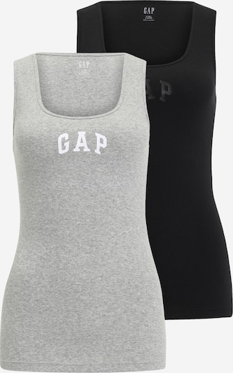 Top Gap Tall pe gri amestecat / negru / alb, Vizualizare produs