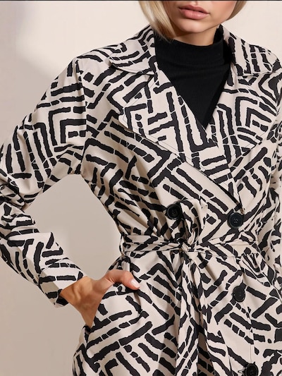 Bigdart Between-Seasons Coat in Black / White, Item view