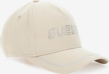 GUESS Cap in Beige: front