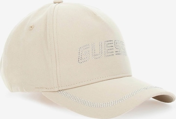 GUESS Cap in Beige: front