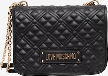 Borsa a spalla 'QUILTED PU JC4000PP1' di Love Moschino in nero: frontale