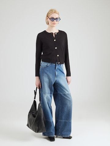 VERO MODA Knit Cardigan 'VMFIONA' in Black