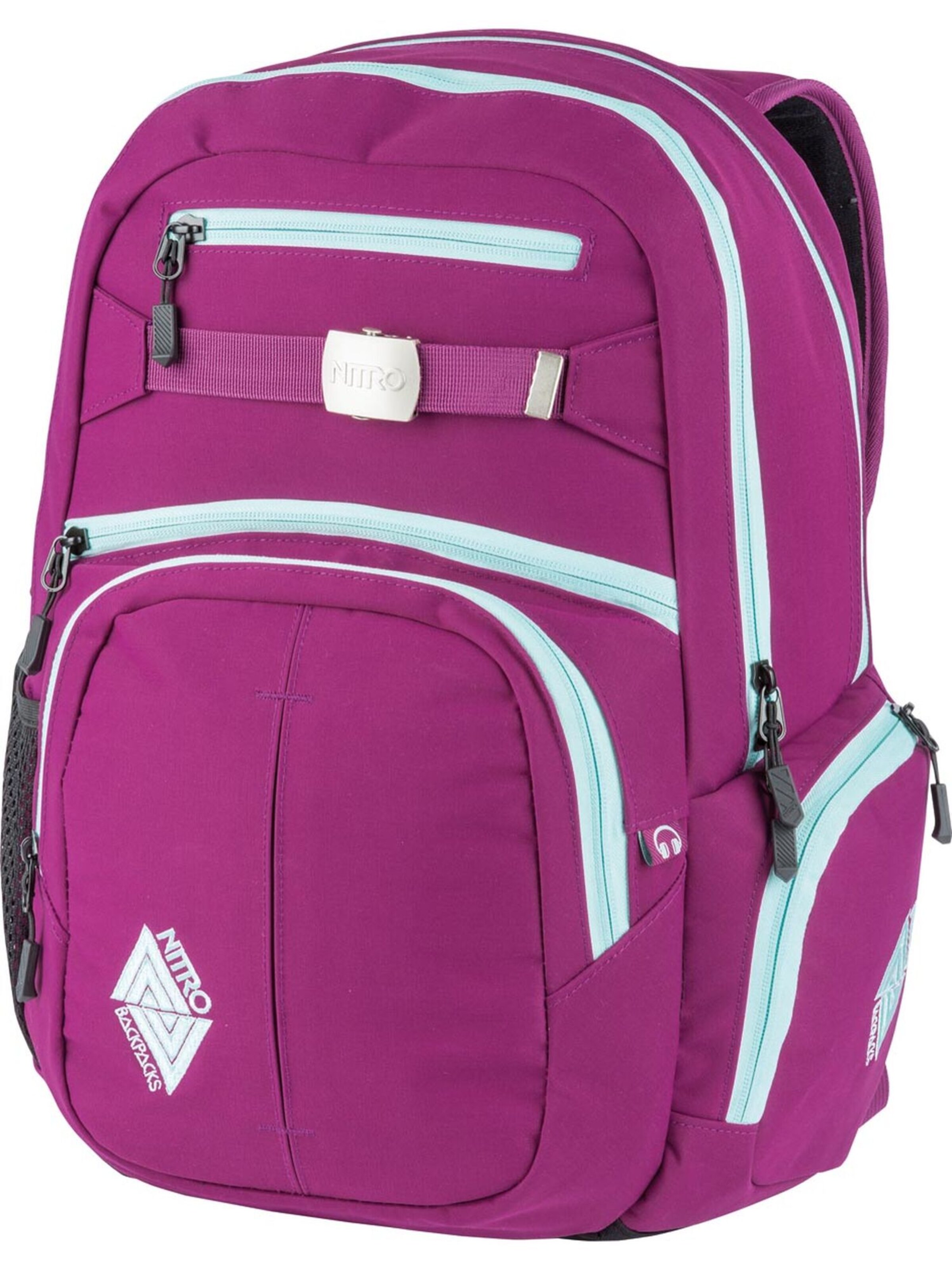 NitroBags Rucksack Hero in Pink: Vorderseite