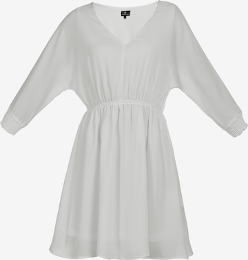 Robe-chemise DreiMaster Klassik en blanc : devant