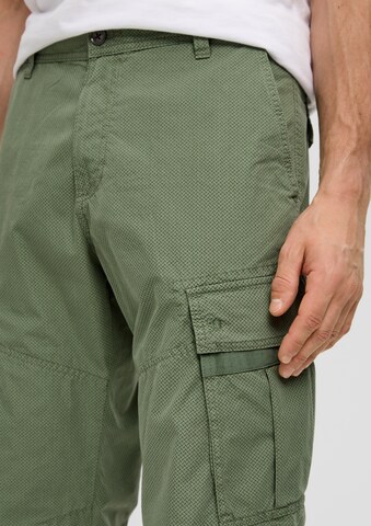 Regular Pantalon cargo s.Oliver en vert