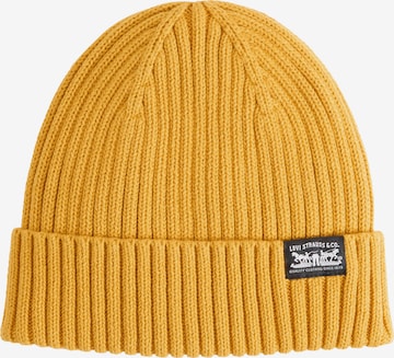 LEVI'S ® Levi's® Strickmütze in Gelb: Vorderseite