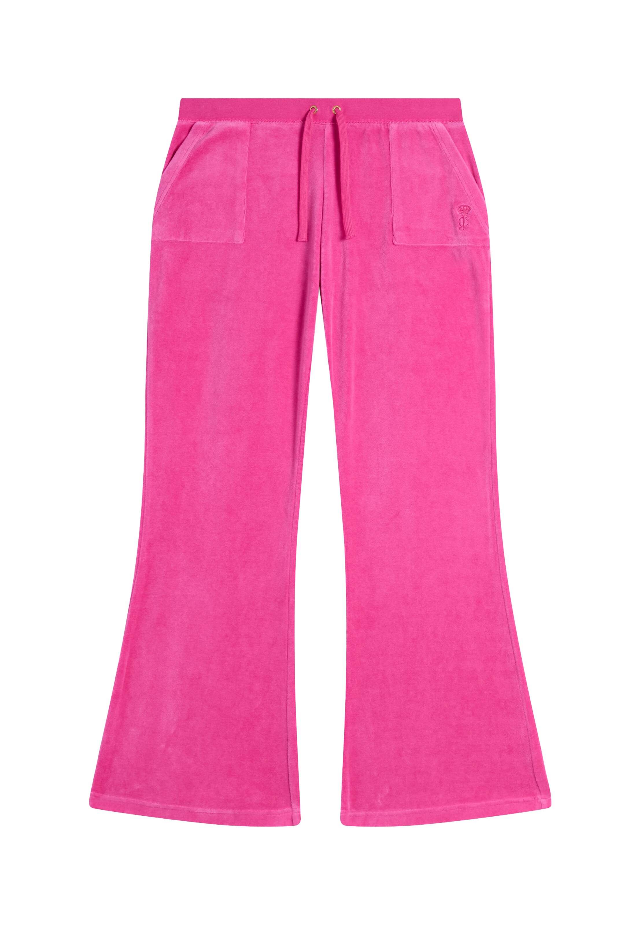 Juicy Couture Расклешенный Штаны в Ярко-розовый: спереди