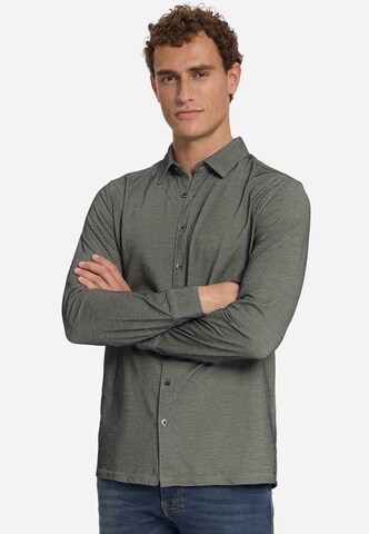 No Excess Regular fit Button Up Shirt in Grey