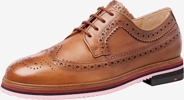 LLOYD Lace-Up Shoes in Brown: front