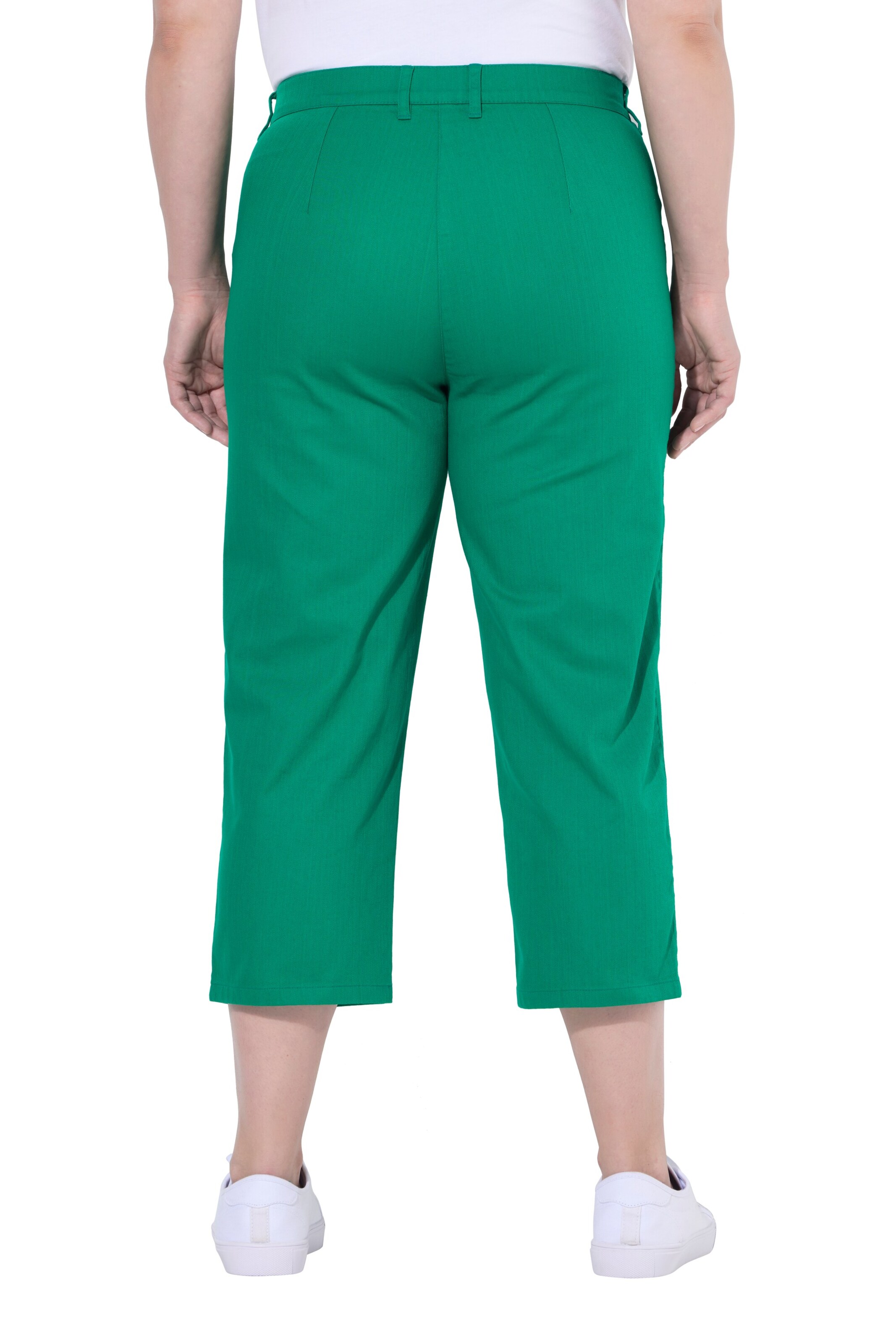 Ulla Popken Regular Trousers in Green