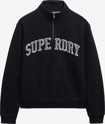 Sweat-shirt 'Athletic Essentials' Superdry & Co en bleu : devant