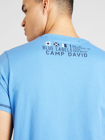 CAMP DAVID T-Shirt in Blau