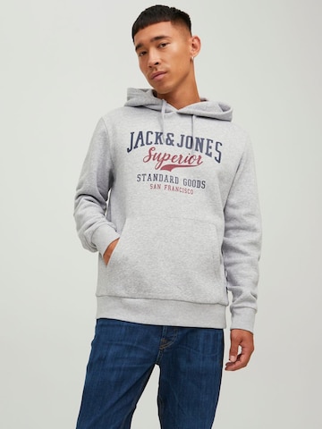 JACK & JONES - Sweatshirt em cinzento: frente