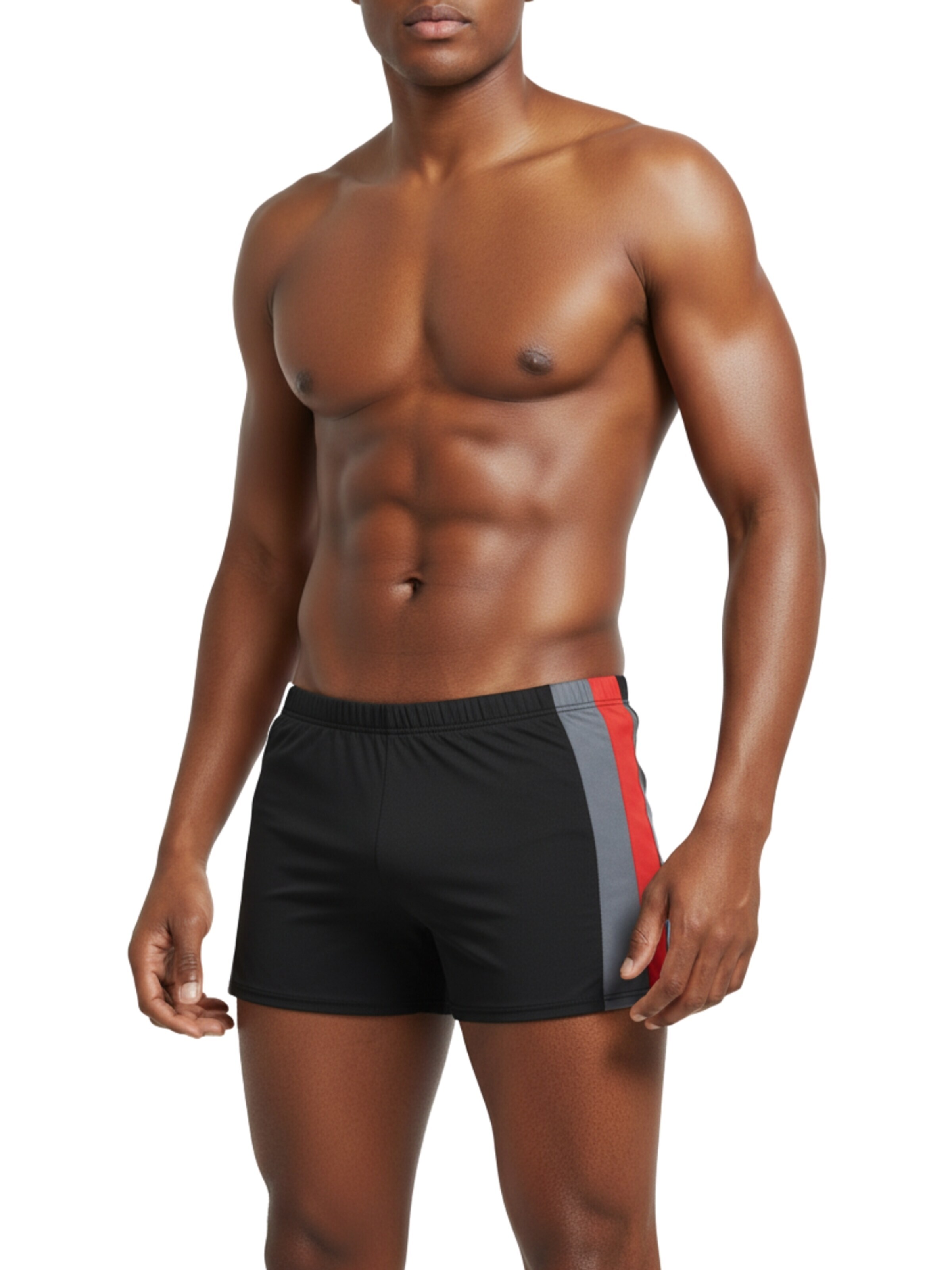 Luvanni Swim Trunks 'Badehose TS9-10' in Red: front
