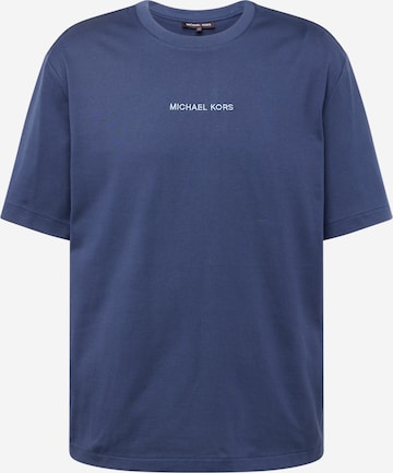 Michael Kors T-shirt 'VICTORY' i blå: framsida