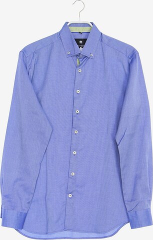 Navyboot Button Up Shirt in M in Blue: front