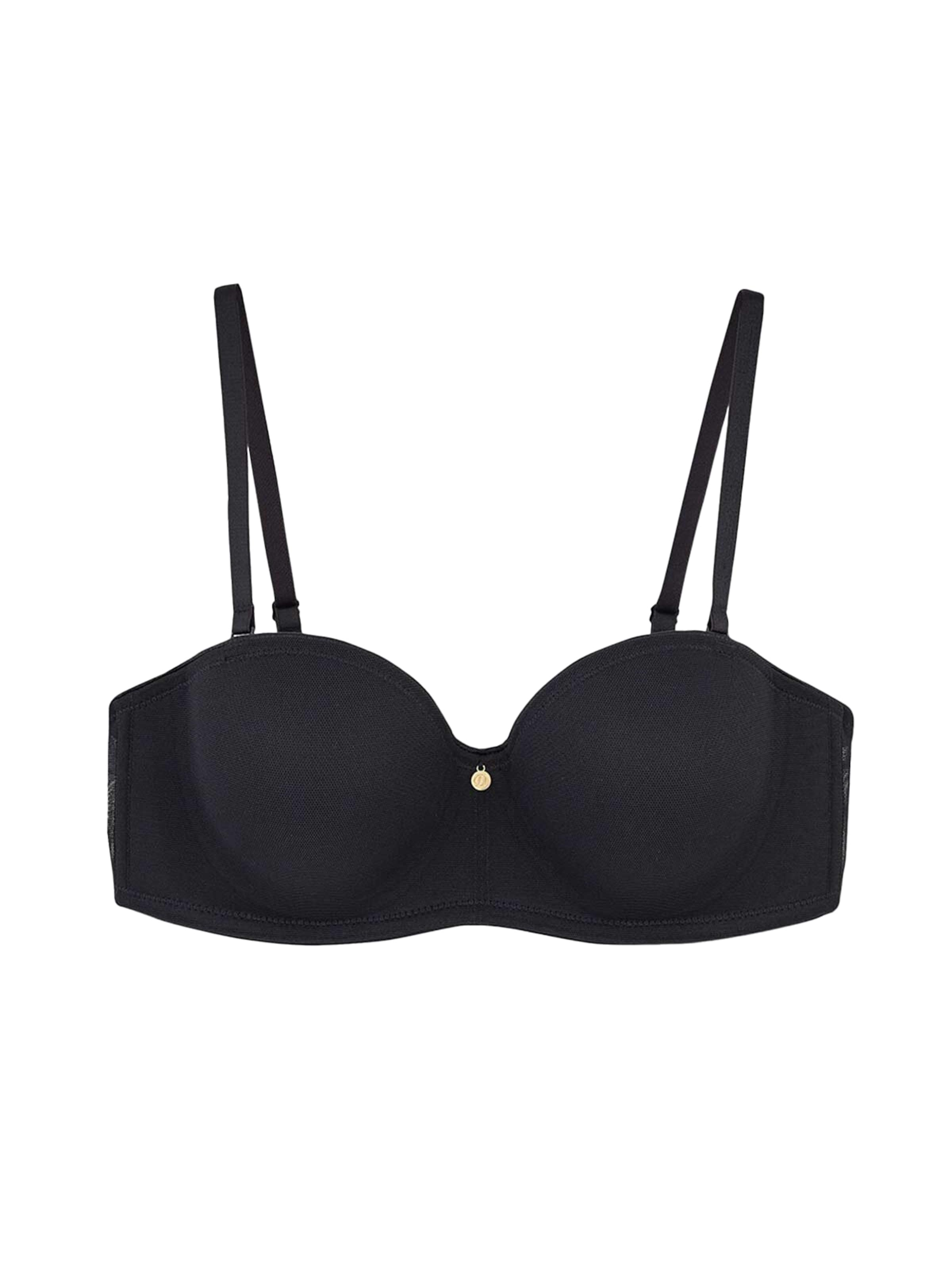 Push-up Reggiseno di Dagi in nero: frontale