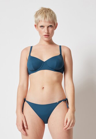 T-shirt Top per bikini di Skiny in blu