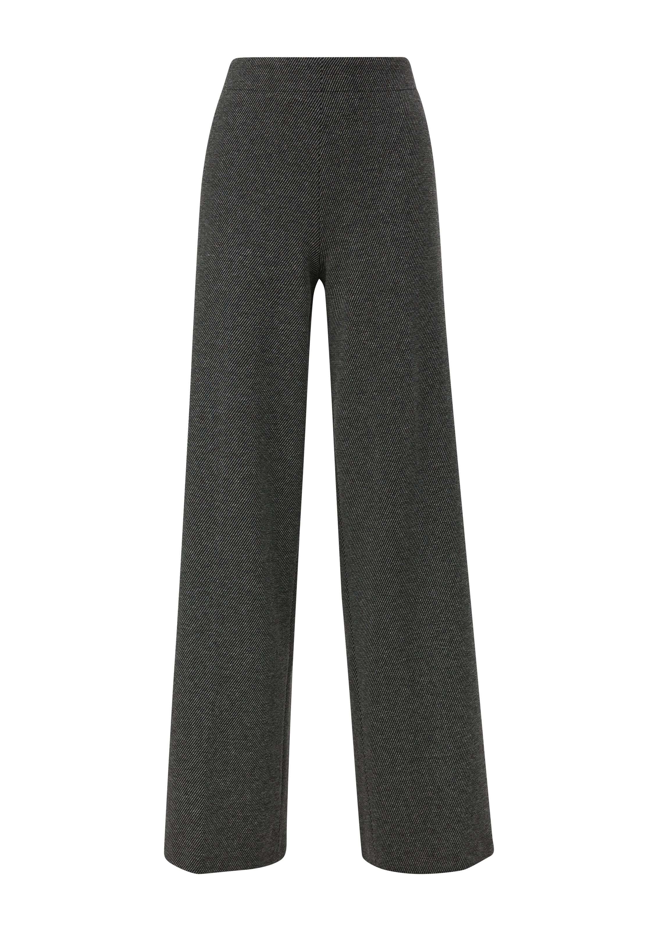 Wide Leg Pantalon s.Oliver BLACK LABEL en gris : devant