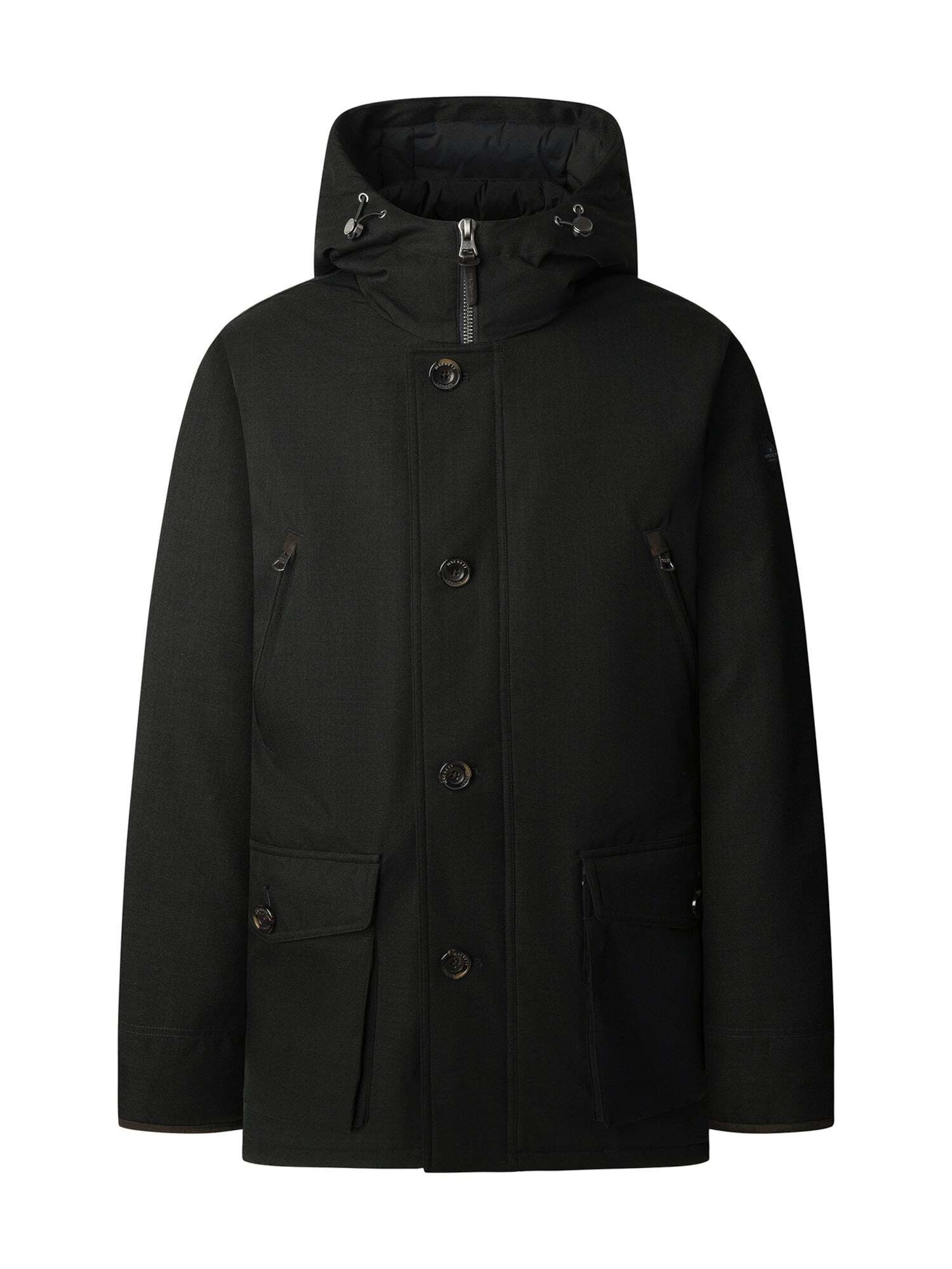 Parka invernale 'HYBRID PARKA' di Hackett London in verde: frontale