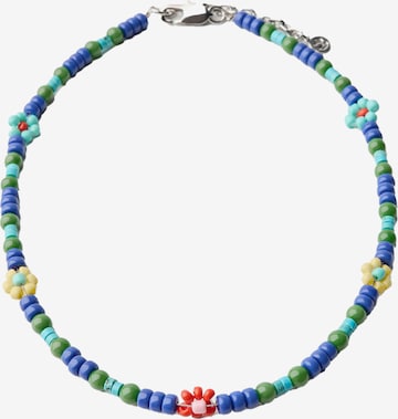 Bershka Necklace in Blue: front