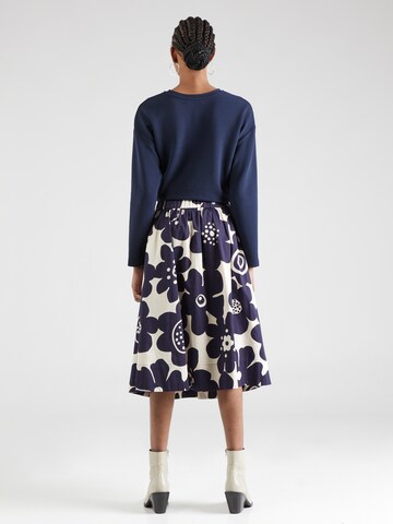 SEIDENSTICKER Skirt 'Schwarze Rose' in Blue