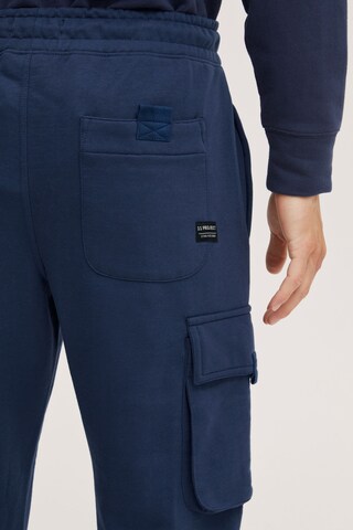 11 Project Tapered Cargobroek 'Sidone' in Blauw