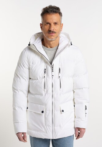 DreiMaster Maritim Winter jacket in White: front