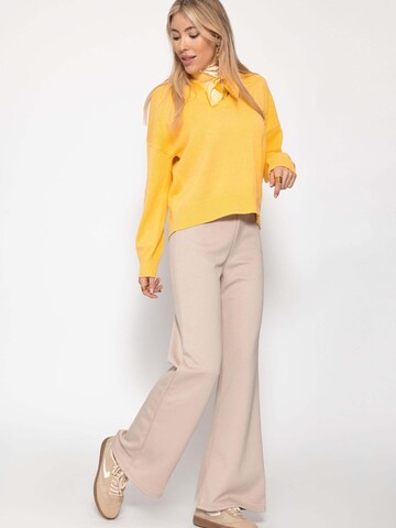 SASSYCLASSY Regular Byxa i beige