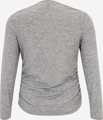 River Island Plus - Camiseta en gris