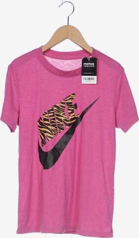 NIKE T-Shirt S in Pink: predná strana