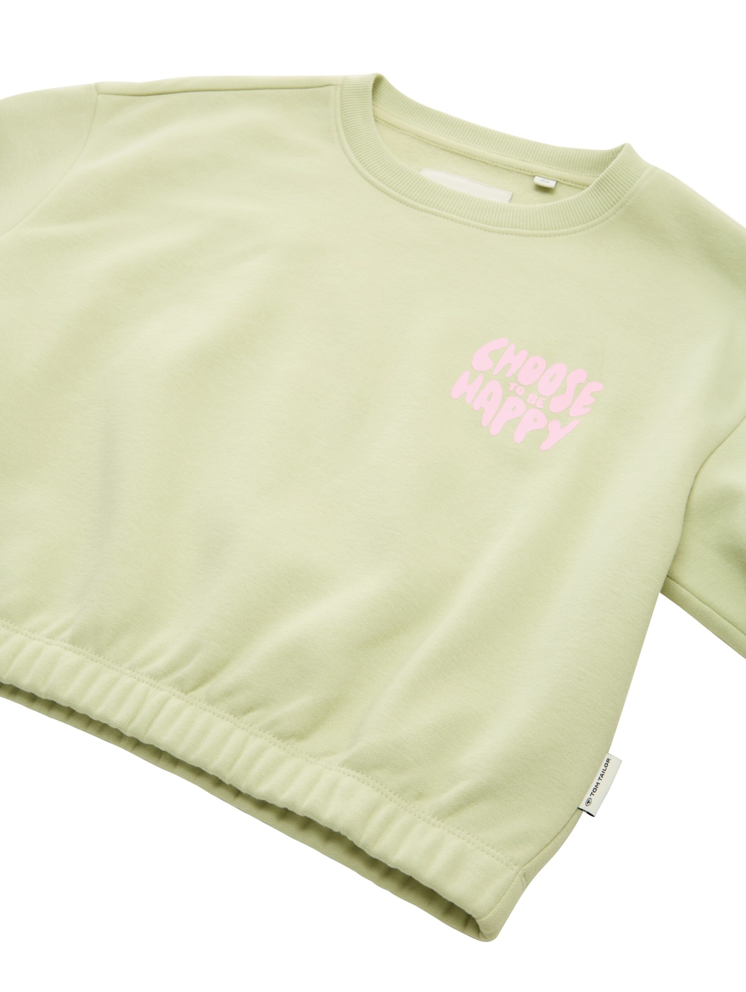 TOM TAILOR Sweatshirt in Green