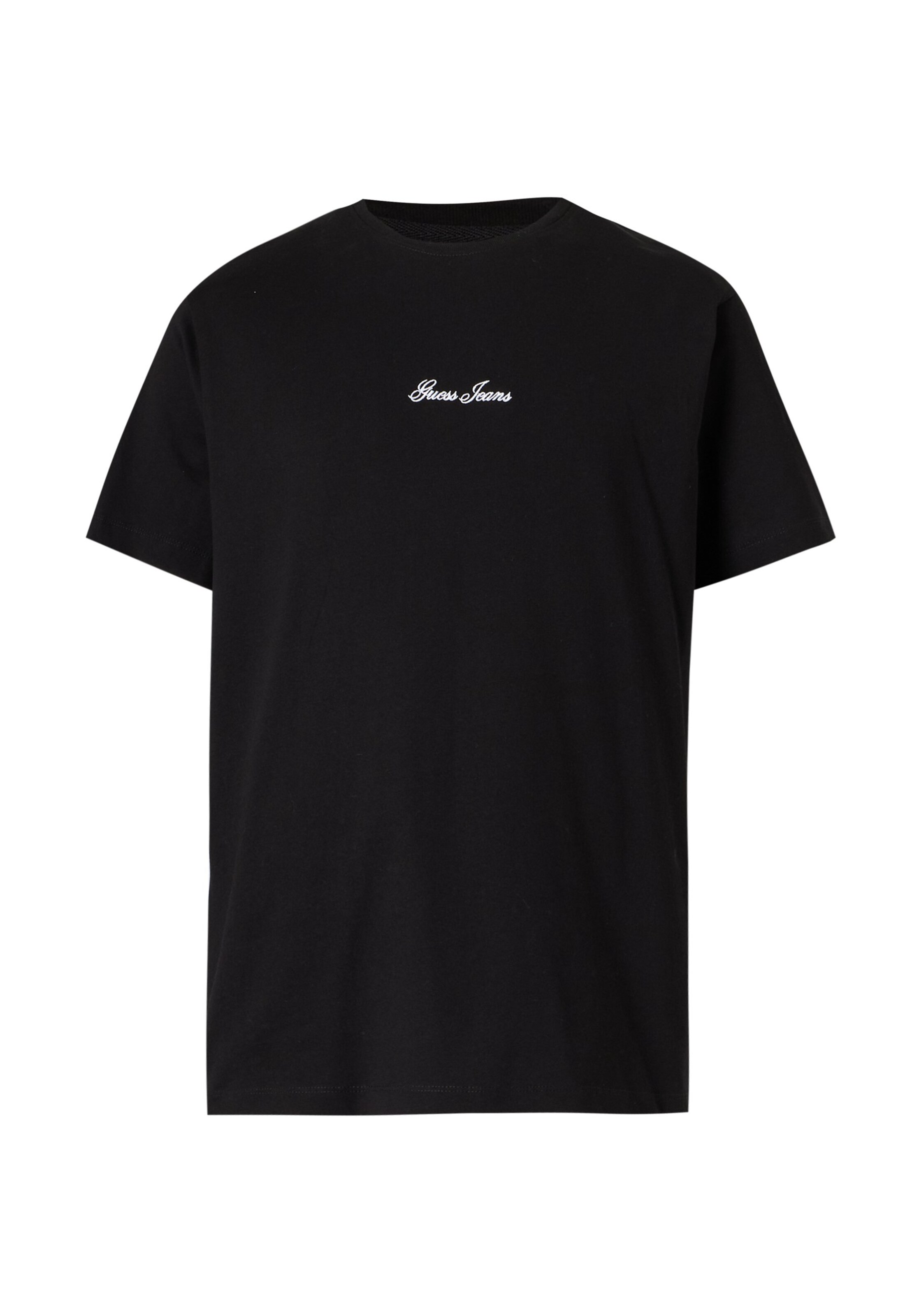 GUESS JEANS T-Shirt in Schwarz: Vorderseite