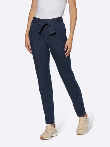 Regular Jeans de la heine pe albastru: față