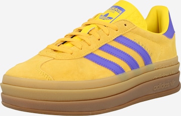 dzeltens ADIDAS ORIGINALS Zemie brīvā laika apavi 'GAZELLE BOLD': no priekšpuses