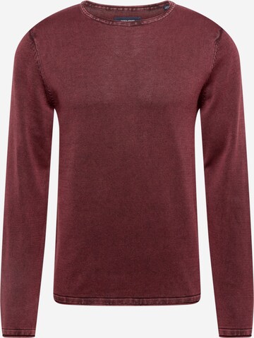 JACK & JONES Sweater 'Leo' in Red: front