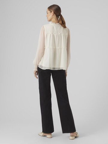 VERO MODA Bluse 'VANESSA' in Beige