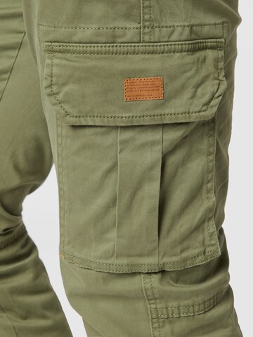 TOM TAILORregular Cargo hlače 'Travis' - zelena boja