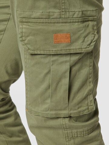 TOM TAILOR Regular Cargo Pants 'Travis' in Green