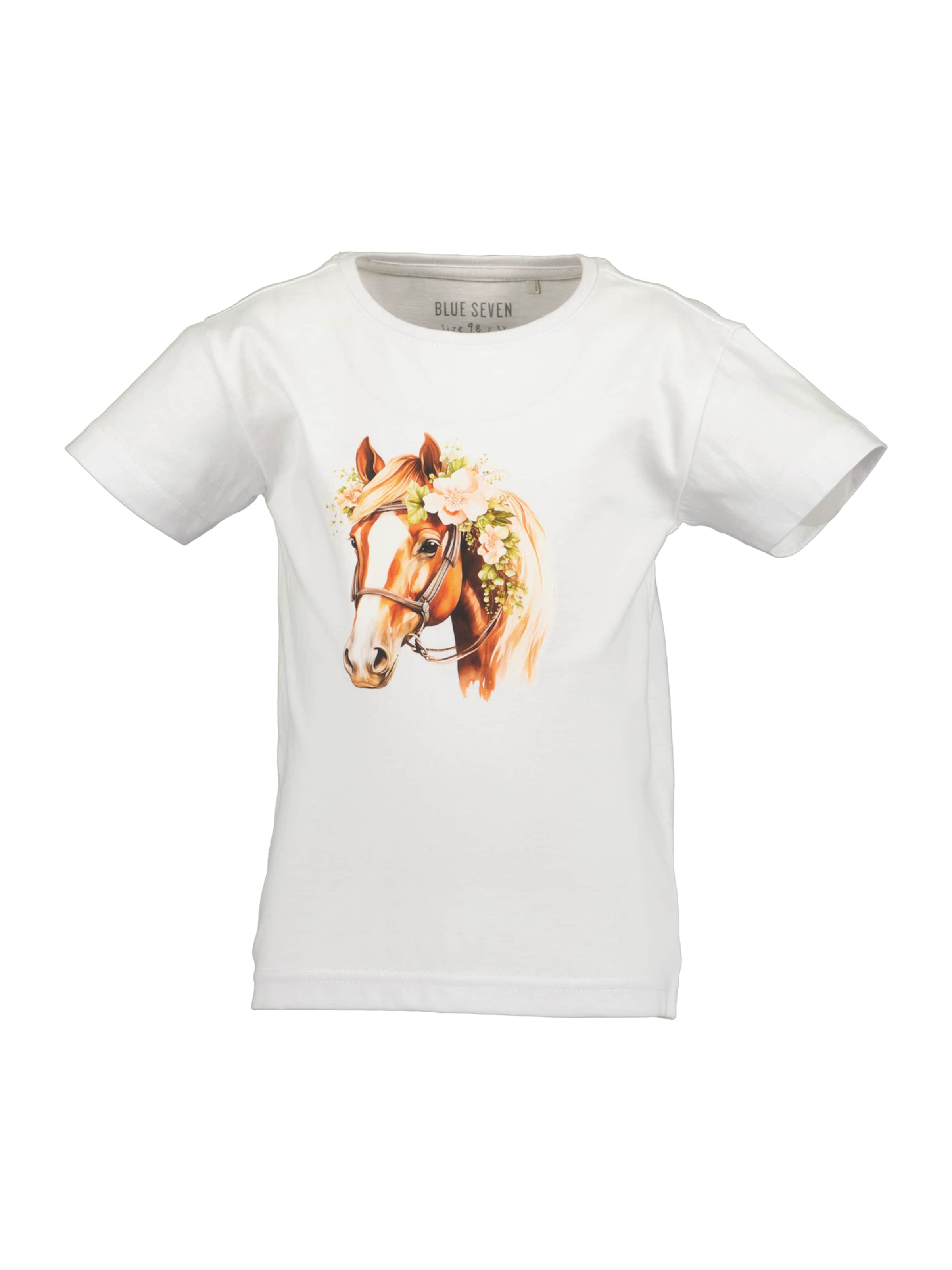 BLUE SEVEN T-shirt i vit: framsida