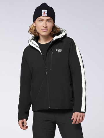 CHIEMSEE Athletic Jacket in Black: front